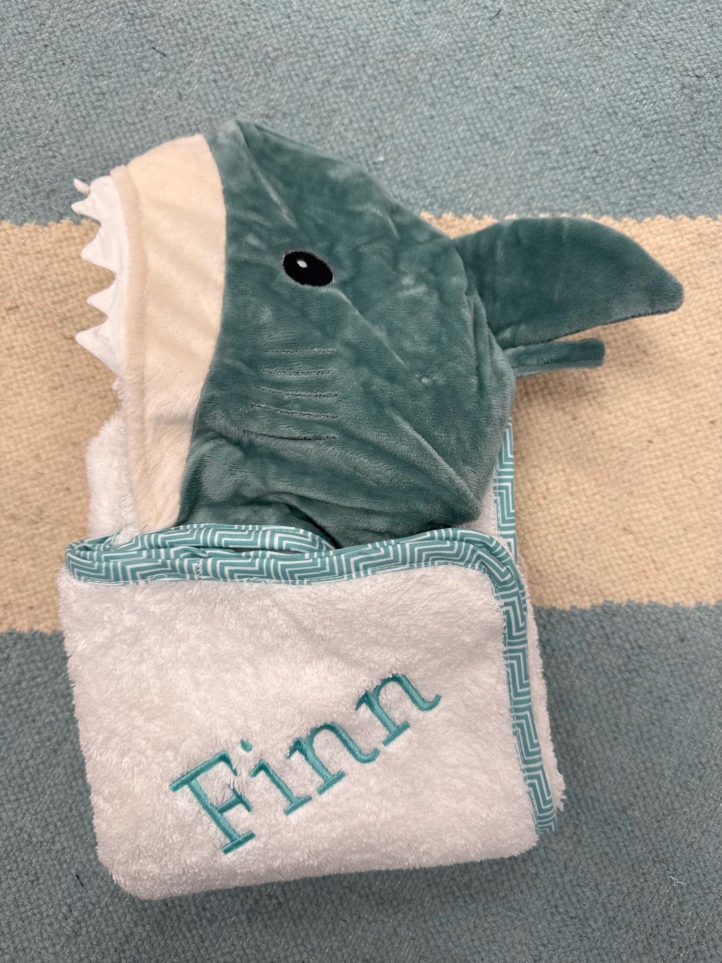 Shark Hooded Towel