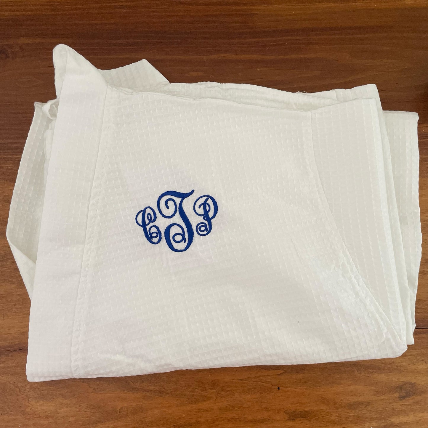 Long Waffle Weave Robe