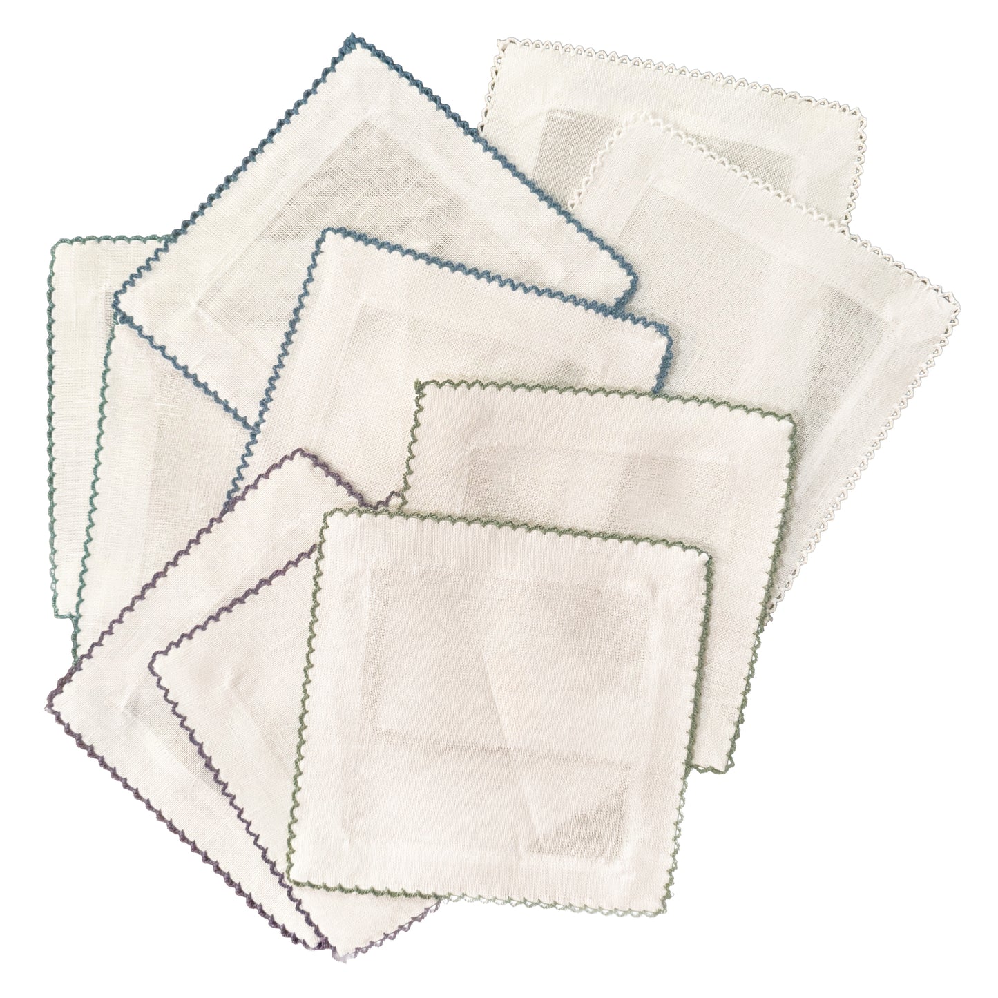 Picot Edge Cocktail Napkin