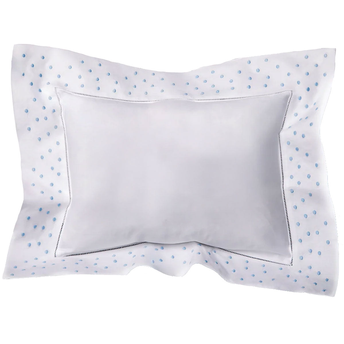 Baby Pillow with Swiss Dot Border