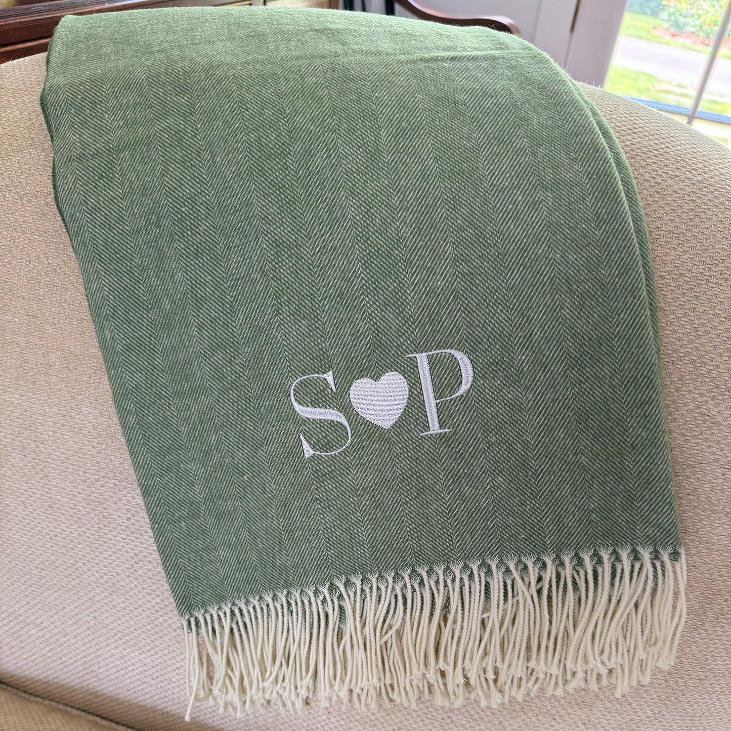 Landsdown Under Herringbone Throw Blanket