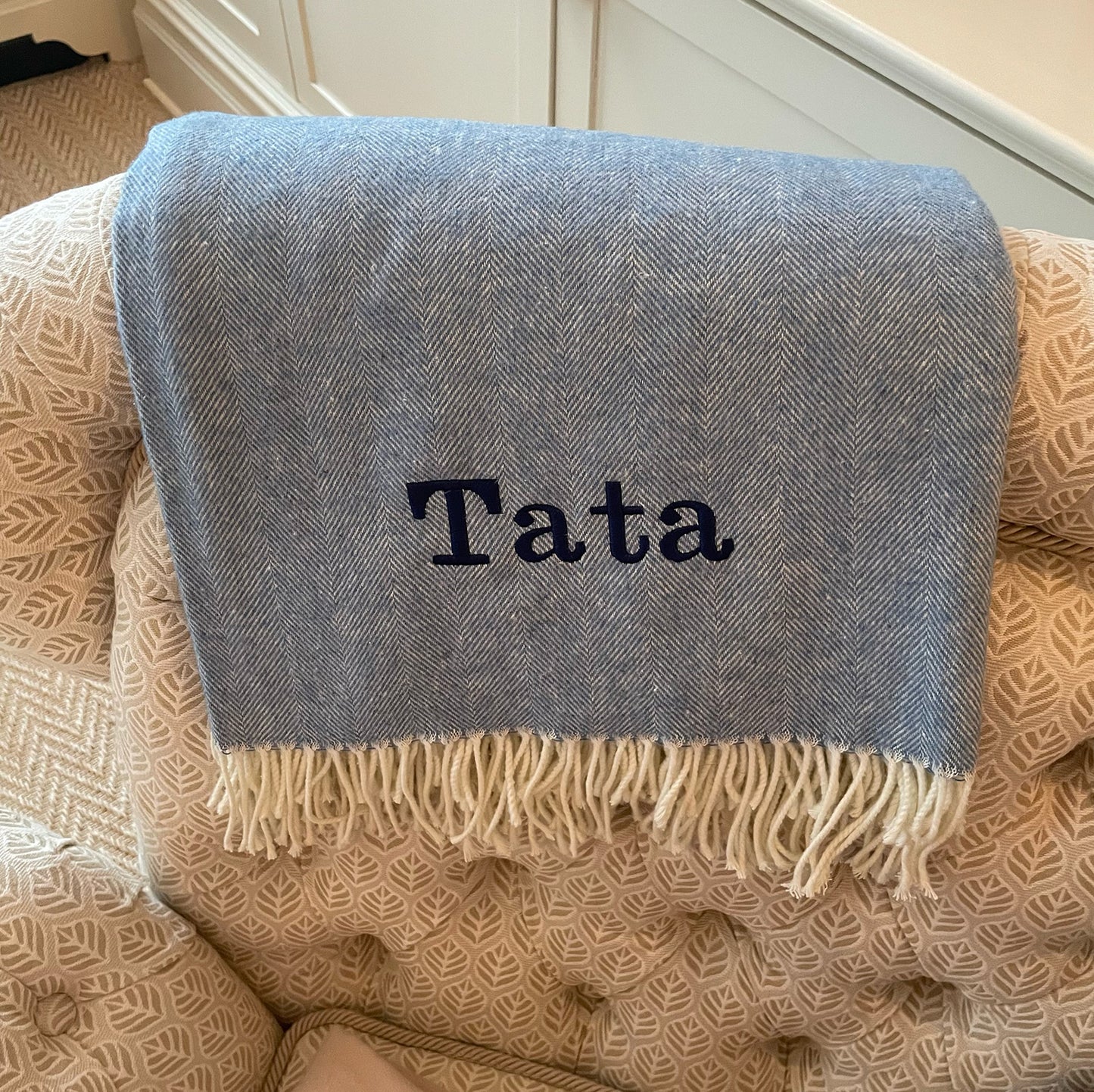Landsdown Under Herringbone Throw Blanket