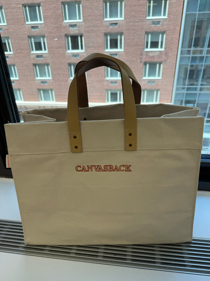 Leather Handle Tote
