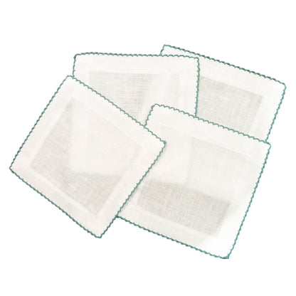 Picot Edge Cocktail Napkin