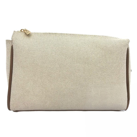 Linen Canvas Cosmetic Pouch