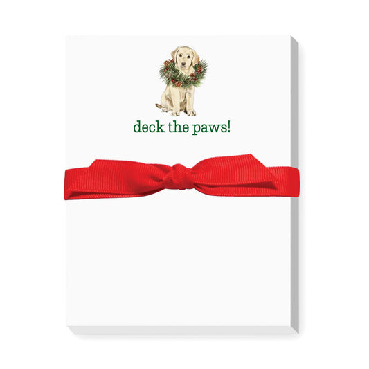 Deck the Paws Notepad