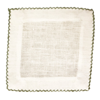 Picot Edge Cocktail Napkin