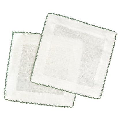 Picot Edge Cocktail Napkin