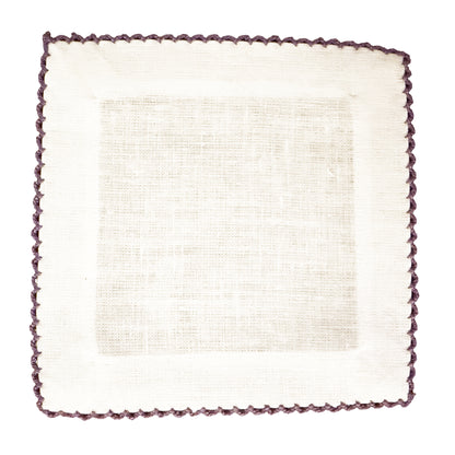 Picot Edge Cocktail Napkin