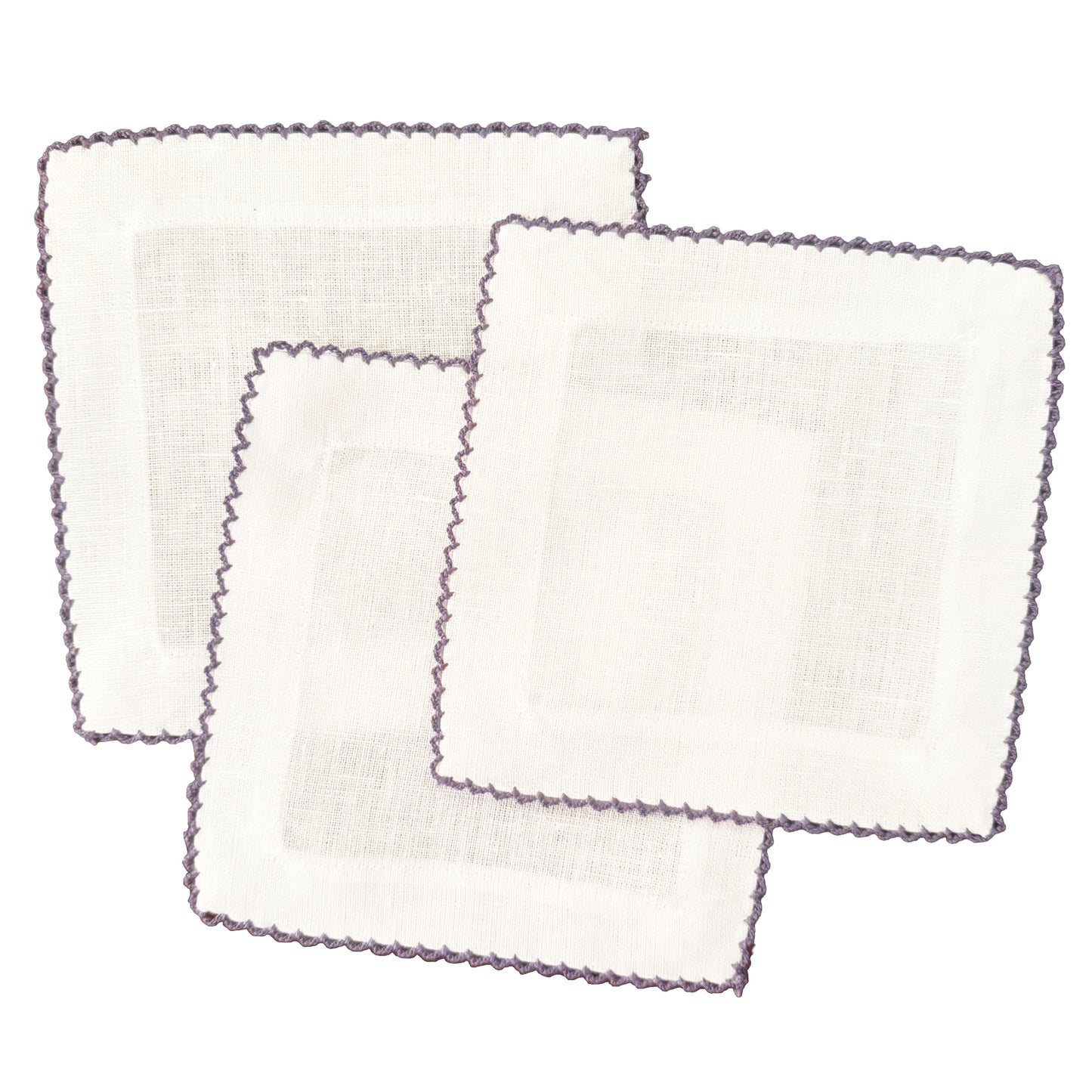 Picot Edge Cocktail Napkin