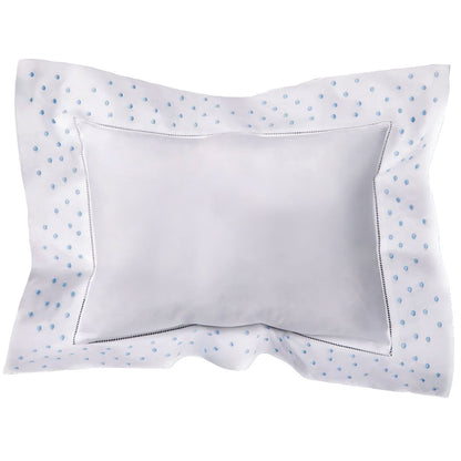 Baby Pillow with Swiss Dot Border