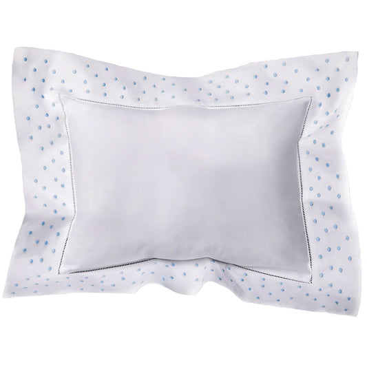 Baby Pillow with Swiss Dot Border