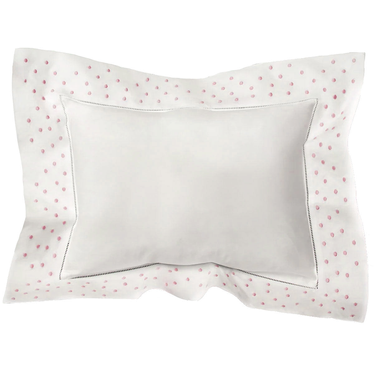Baby Pillow with Swiss Dot Border