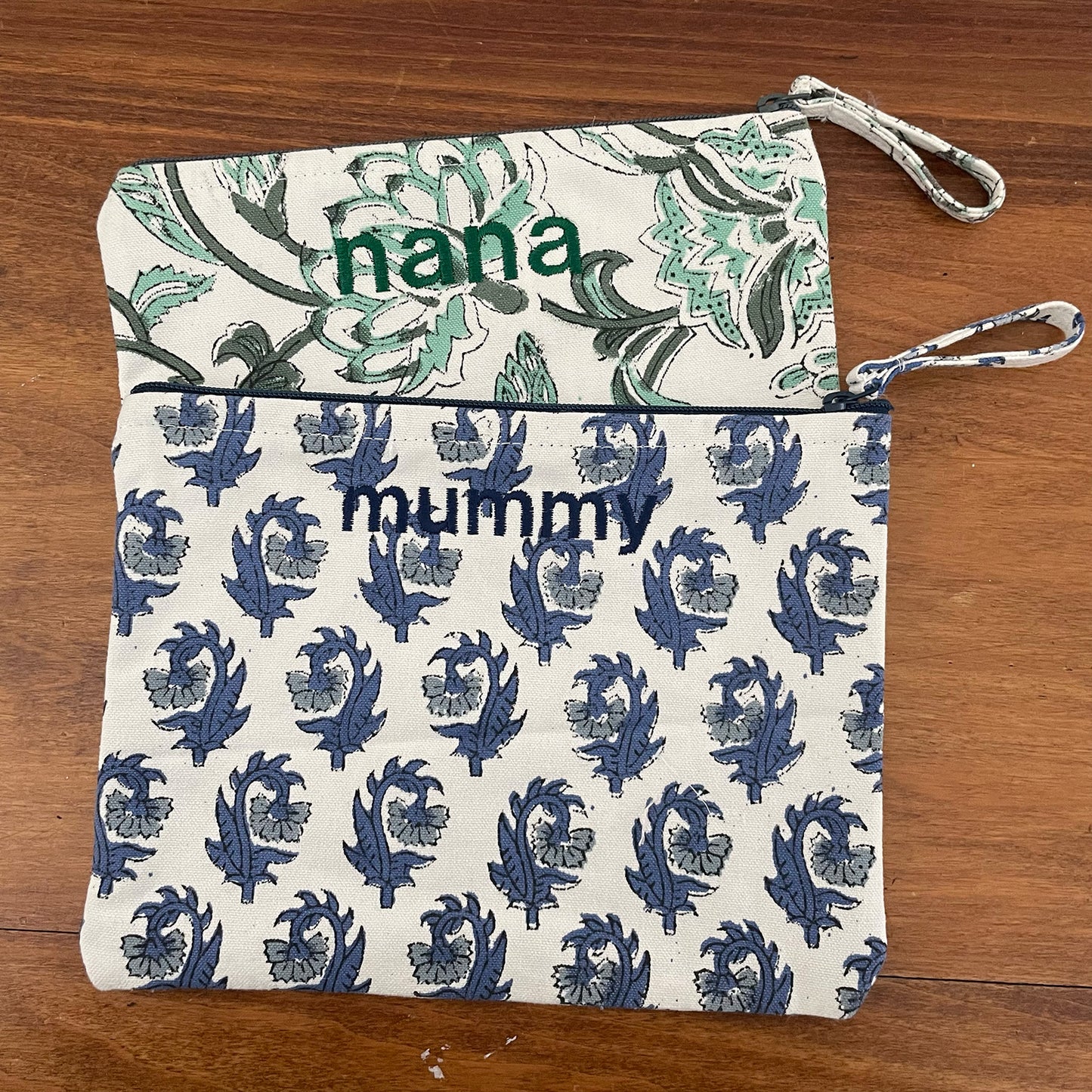 Printed Canvas Pouch