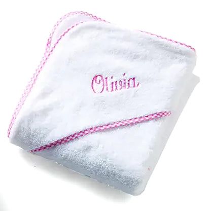 Gingham Hooded Towel