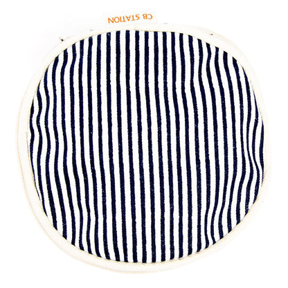 Stripe Circle Travel Case