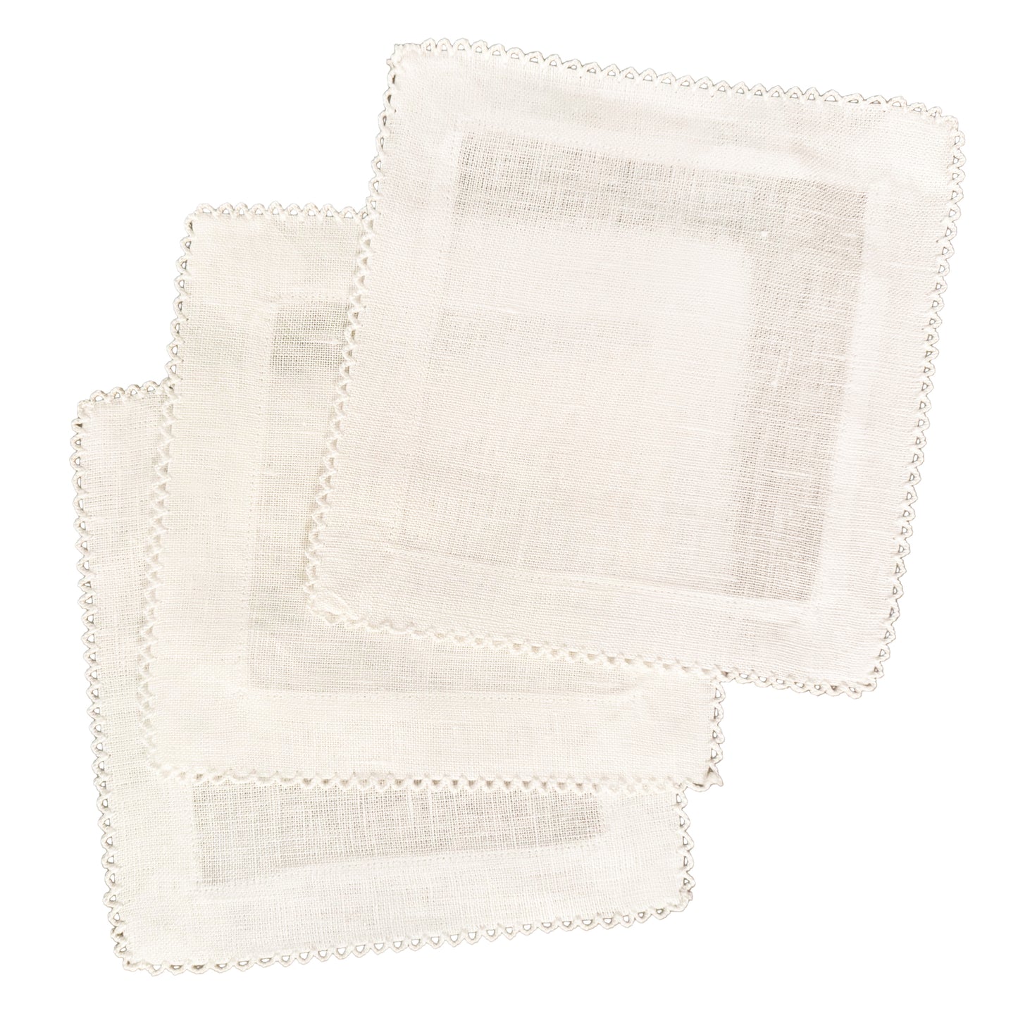 Picot Edge Cocktail Napkin