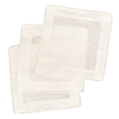 Picot Edge Cocktail Napkin